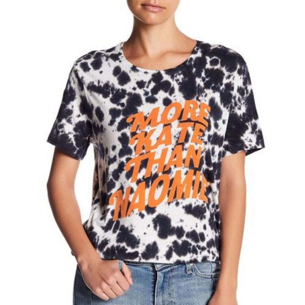 ELEVEN  PARIS More Kate Than Naomie Tie Dye Tee SHIRT Top ( XS )